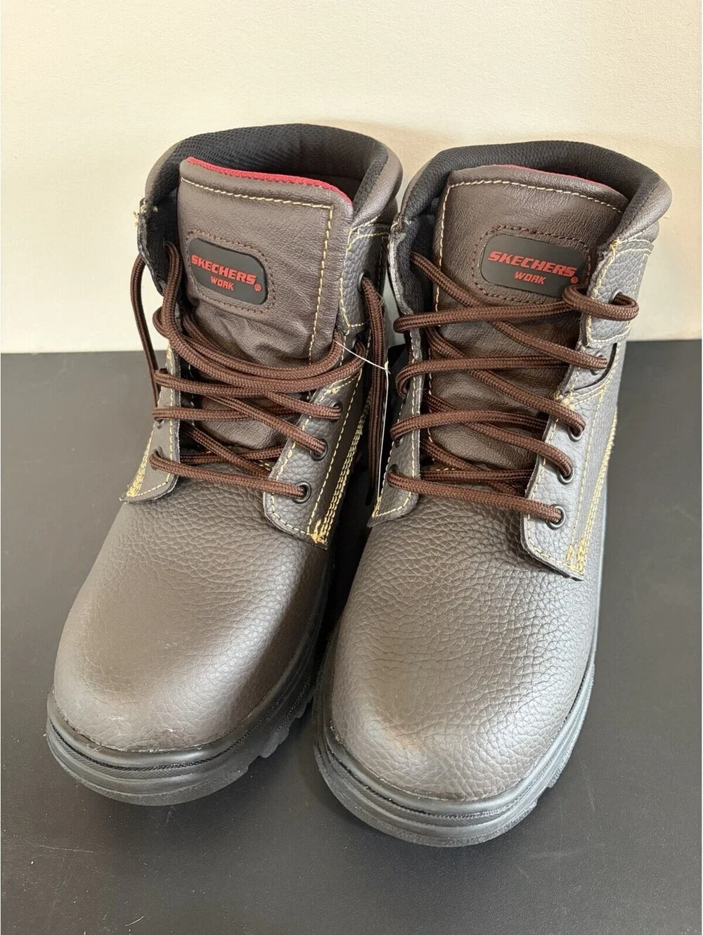 Skechers Work Boots Burgin-Congaree Mens Sz 10 Electrical Hazard Protection NEW